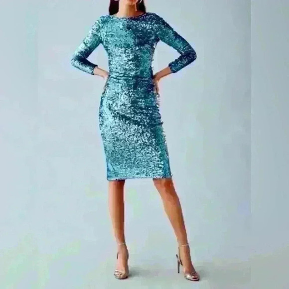 Dress The Population Emery Long Sleeve Sequin Body-Con Dress Size XS - threedaughtersproperties.com Dress The Population Emery Long Sleeve Sequin Body-Con Dress Size XS - threedaughtersproperties.com